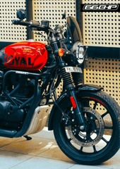 Royal Enfield Hunter 350 Crash Guard with Slider by 66Bhp - LRL Motors