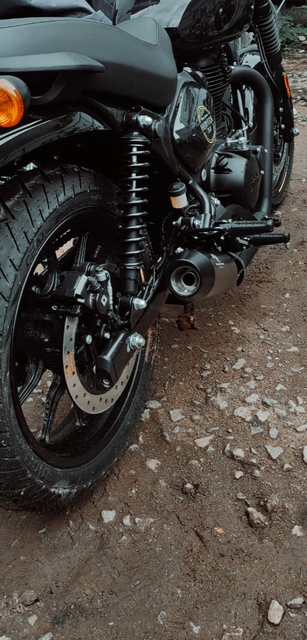Royal Enfield Hunter 350 Red Rooster Performance Rumbler Max Exhaust - LRL Motors
