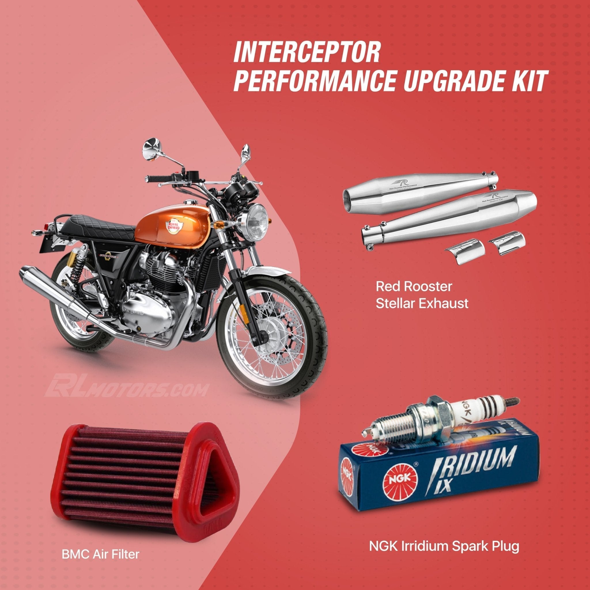 Royal Enfield Interceptor 650 / GT 650 BMC Air Filter - LRL Motors
