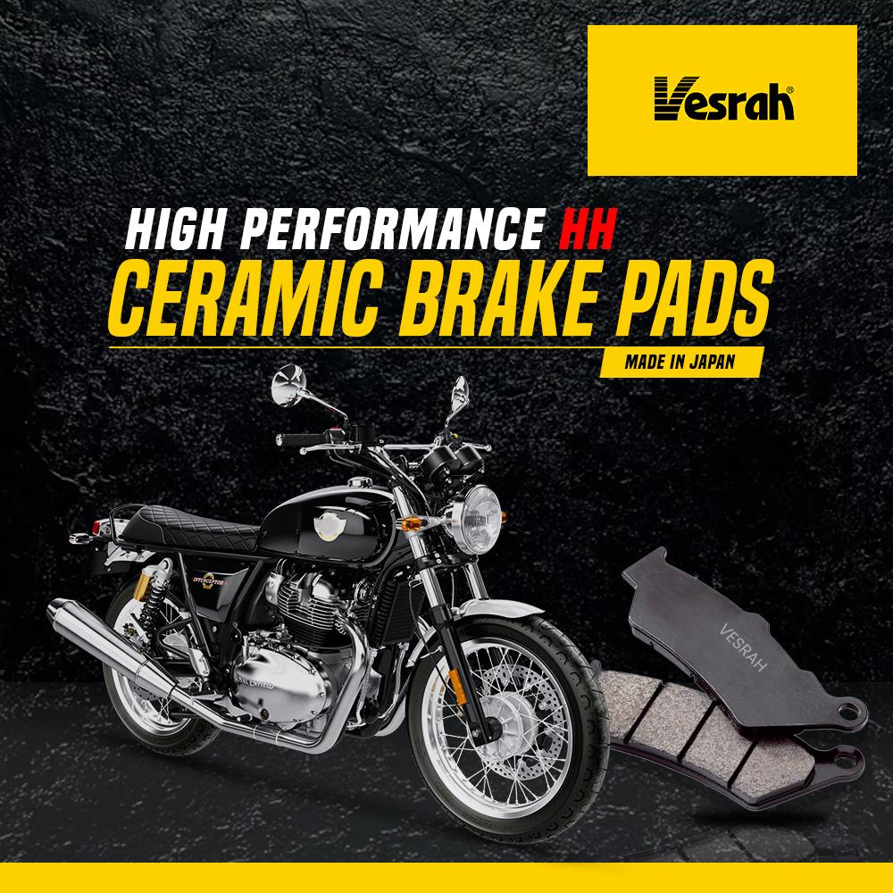 Royal Enfield Interceptor front brake pad (Ceramic) - LRL Motors
