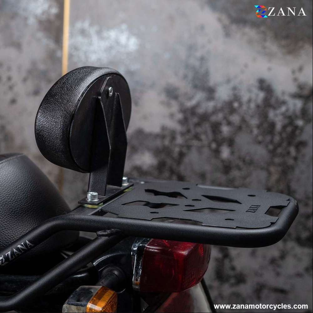 Royal Enfield Interceptor/ GT 650 Top rack with plate W-1 compatible with pillion back rest - LRL Motors