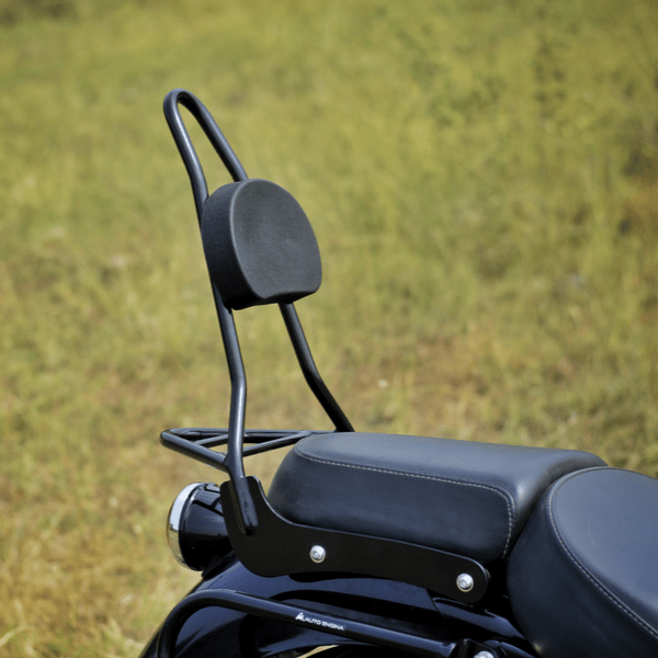Royal Enfield Meteor 350 Auto Engina Sissy Bar With Backrest (Black) - LRL Motors