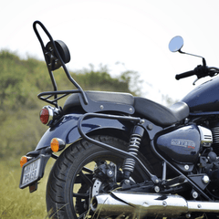 Royal Enfield Meteor 350 Auto Engina Sissy Bar With Backrest (Black) - LRL Motors