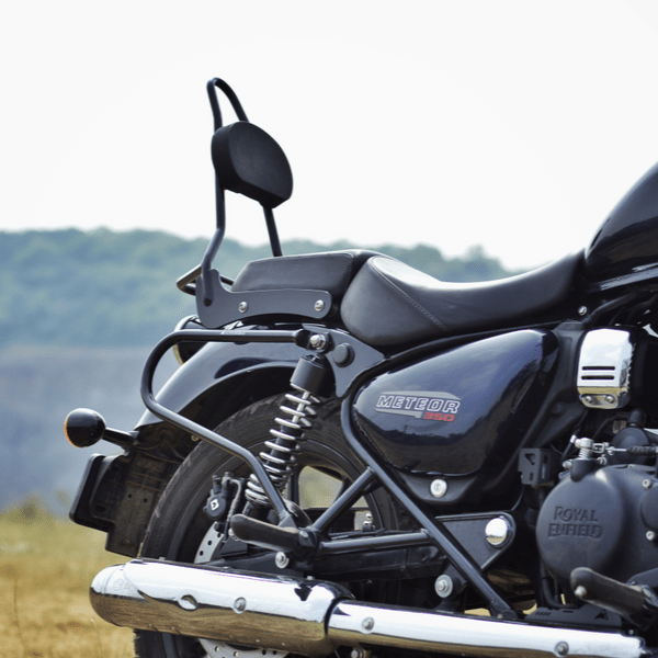Royal Enfield Meteor 350 Auto Engina Sissy Bar With Backrest (Black) - LRL Motors