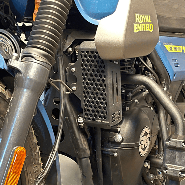 Royal Enfield Scram 411 auto engina radiator guard - LRL Motors