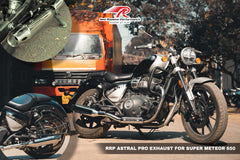 Royal Enfield Super Meteor 650 Red Rooster Astral PRO Exhaust - LRL Motors
