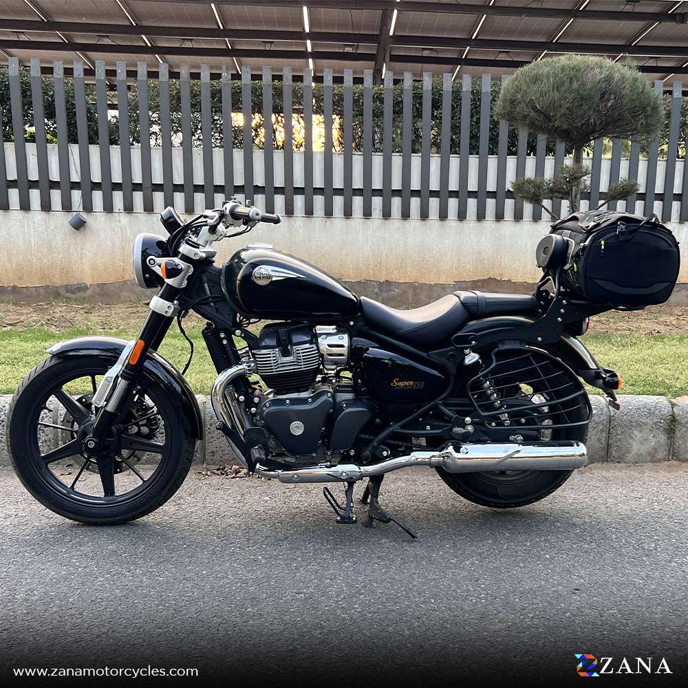 Royal Enfield Super Meteor 650 Zana Back carrier with Pillion back rest - LRL Motors