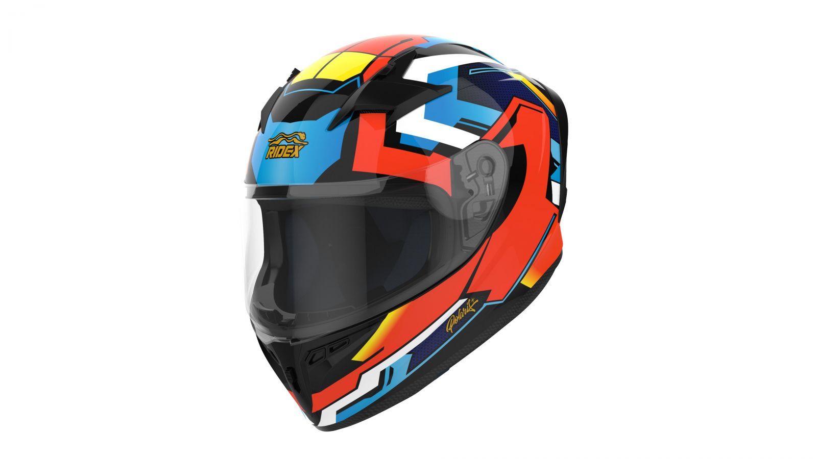 RYDEX HELMET POLARIS - FLOREO RED - LRL Motors