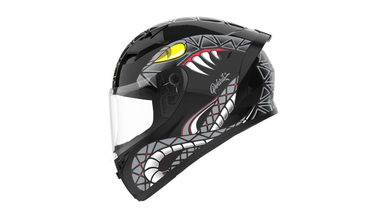 RYDEX HELMET POLARIS - SERPENT BLACK - LRL Motors