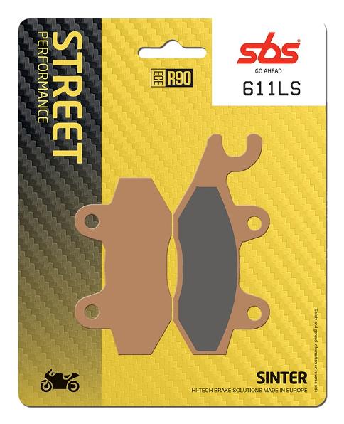 SBS 611LS Sintered Rear Brake Pads for Bonneville / Street / Tiger - LRL Motors