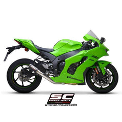 SC PROJECT CR-T CARBON EXHAUST FOR KAWASAKI ZX10R(2021-22) - LRL Motors