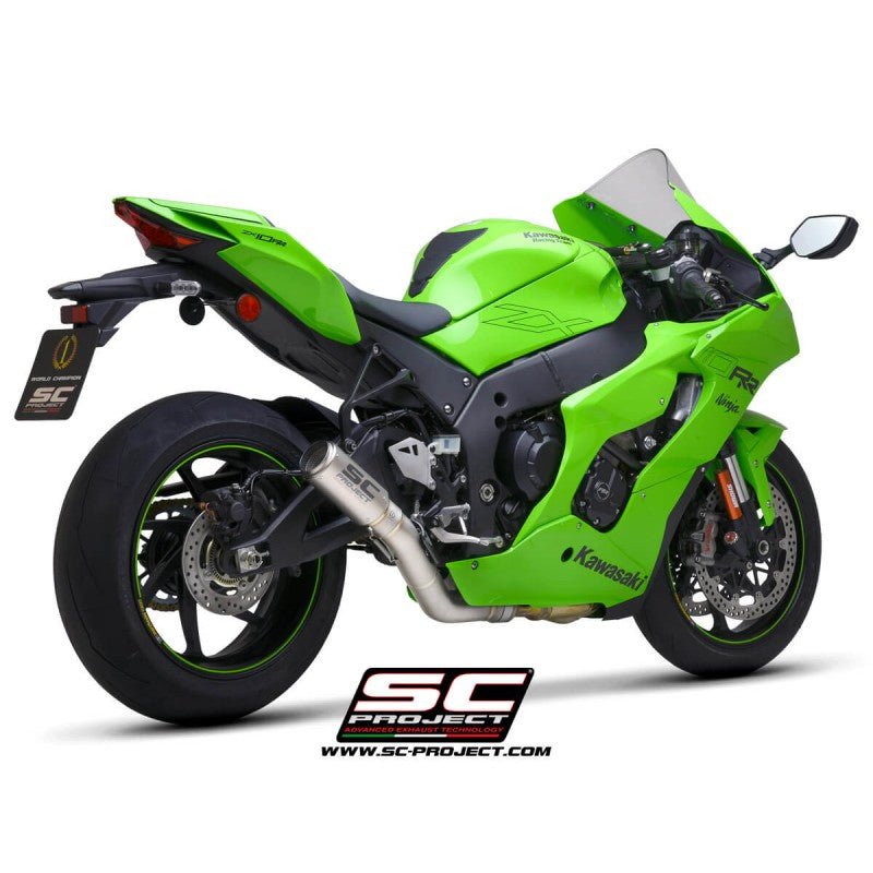SC PROJECT CR-T TITANIUM EXHAUST FOR KAWASAKI ZX10R(2021-22) - LRL Motors
