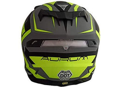 SOL HELMET - SF-6 AURUM MATT GRAY/FLUROESCENT YELLOW - LRL Motors