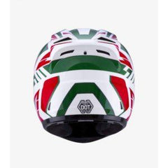 SOL SL-68S II ASSAULT WHITE GREEN GLOSS HELMETS - LRL Motors
