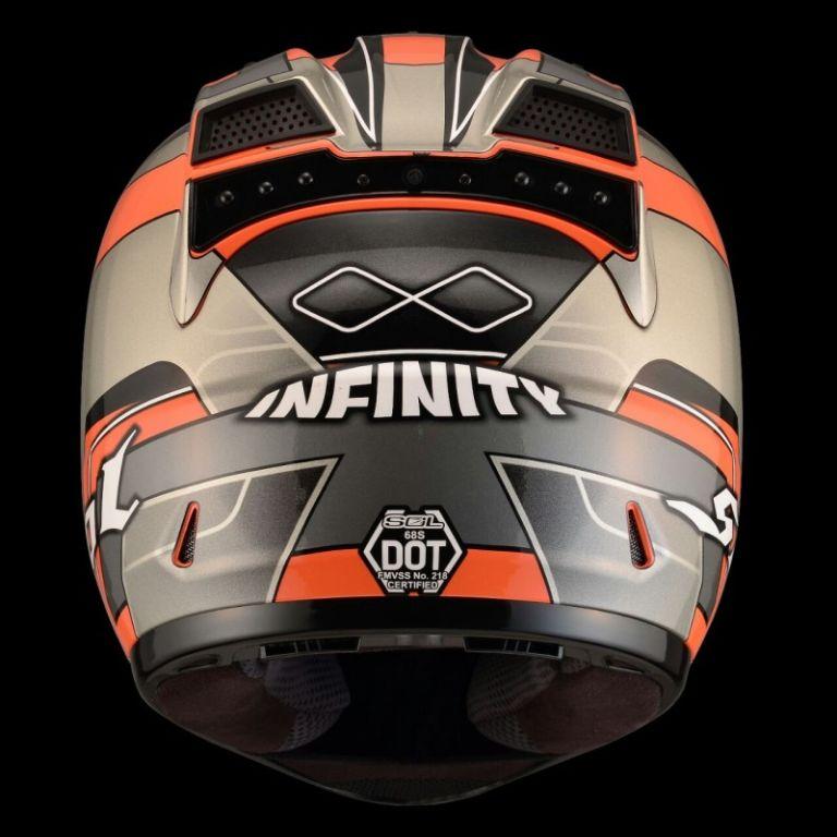 SOL SL-68S INFINITY ORANGE/SILVER - LRL Motors