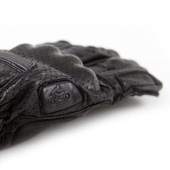 SPEED PRO AIR summer Soft black leather glove - LRL Motors