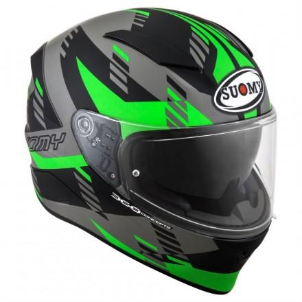 SUOMY SPEEDSTAR FLOW MATT GREEN/BLACK - LRL Motors