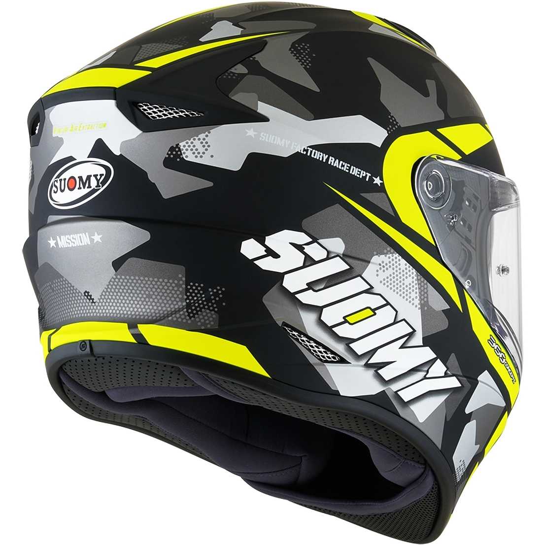 SUOMY STELLAR RACE SQUAD MATT YELLOW - LRL Motors