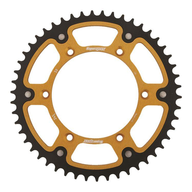 SuperSprox Stealth Rear Sprocket Gold - for BMW S1000R / S1000RR - LRL Motors