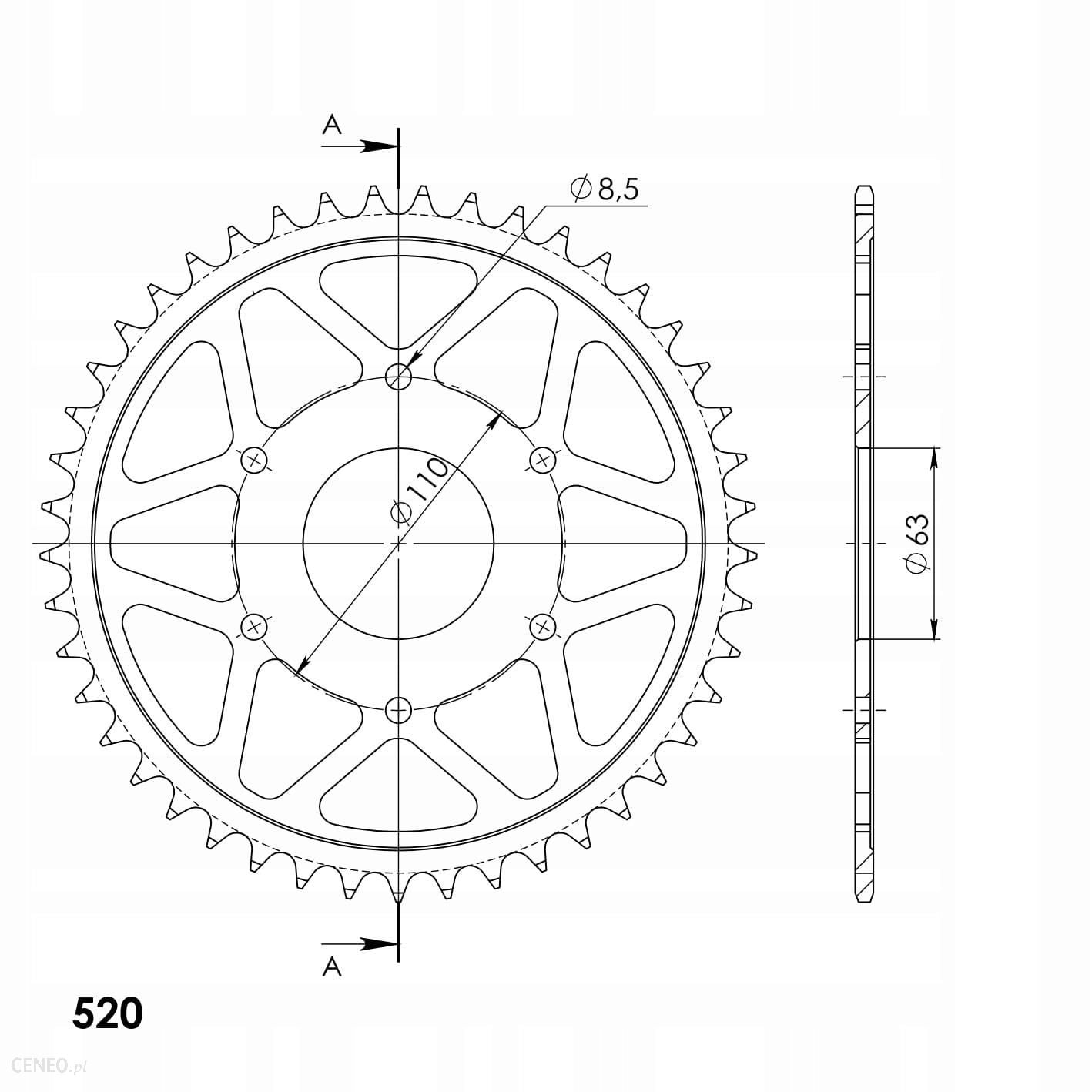 SuperSprox Stealth Rear Sprocket Orange For KTM - LRL Motors