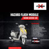 SUZUKI ACCESS 125 BS-6 FlashX Hazard Flash Module, Blinker/Flasher - LRL Motors