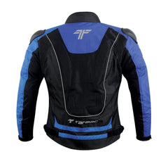 Tarmac One III Level 2 Jacket Black/Sky Blue/Royal Blue + FREE Tarmac Tex blue gloves - LRL Motors