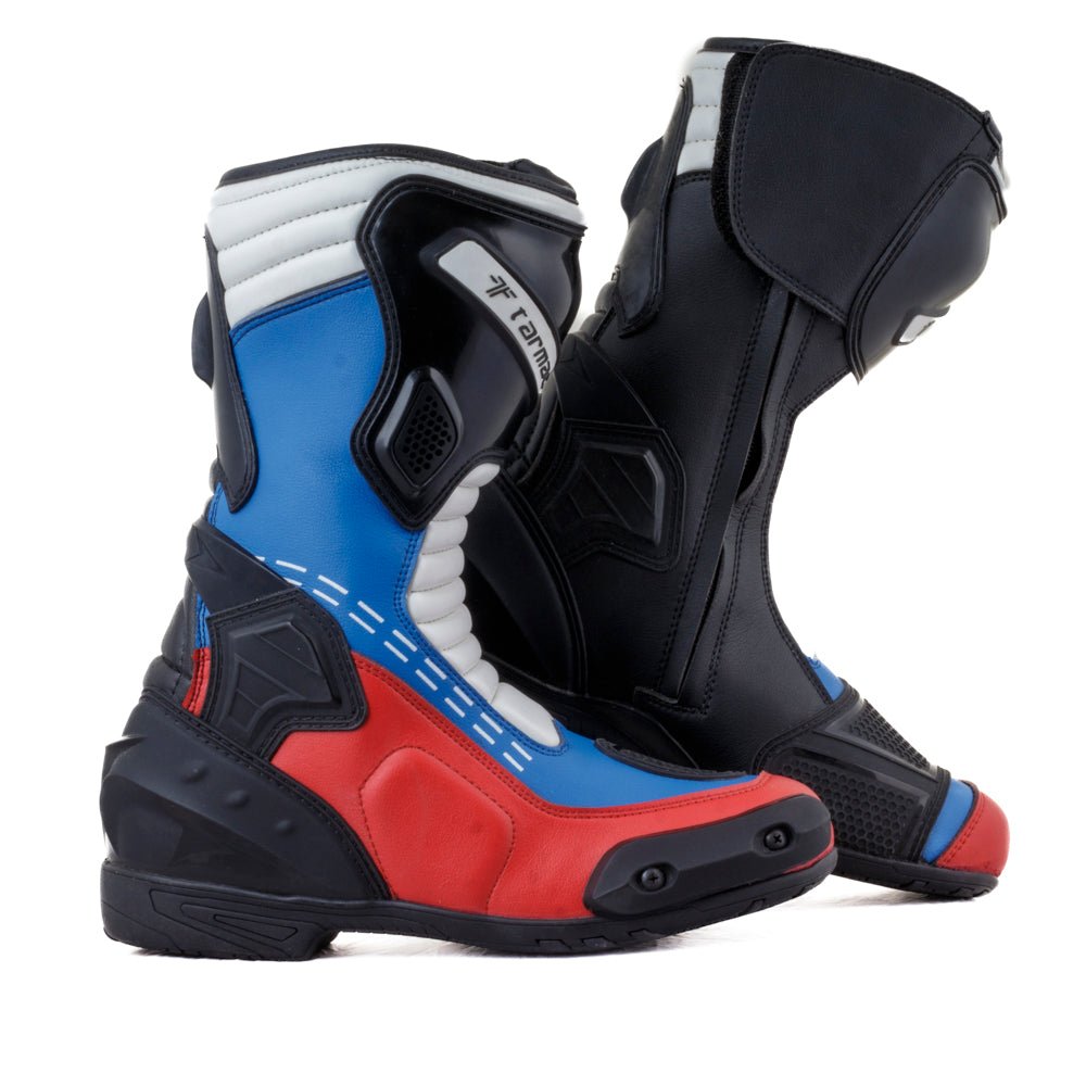Tarmac Speed White Red Blue Boot - LRL Motors