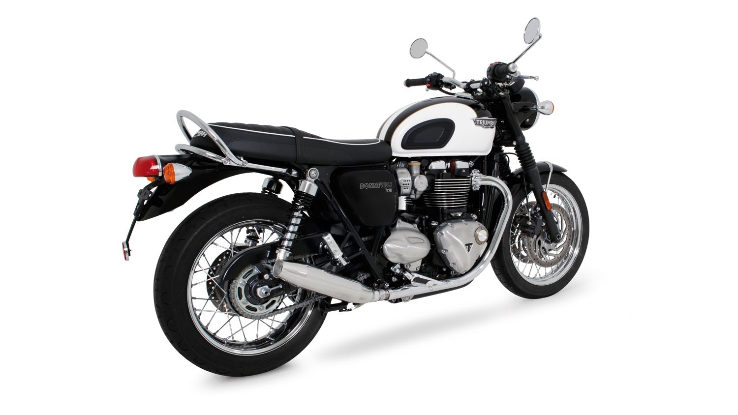 Triumph Bonneville T120 - Remus Tapered muffler left/right - LRL Motors