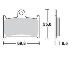 TRIUMPH ROCKET III ROADSTER ABS|2300|2010 - 2017 >FRONT - BOTH - LRL Motors