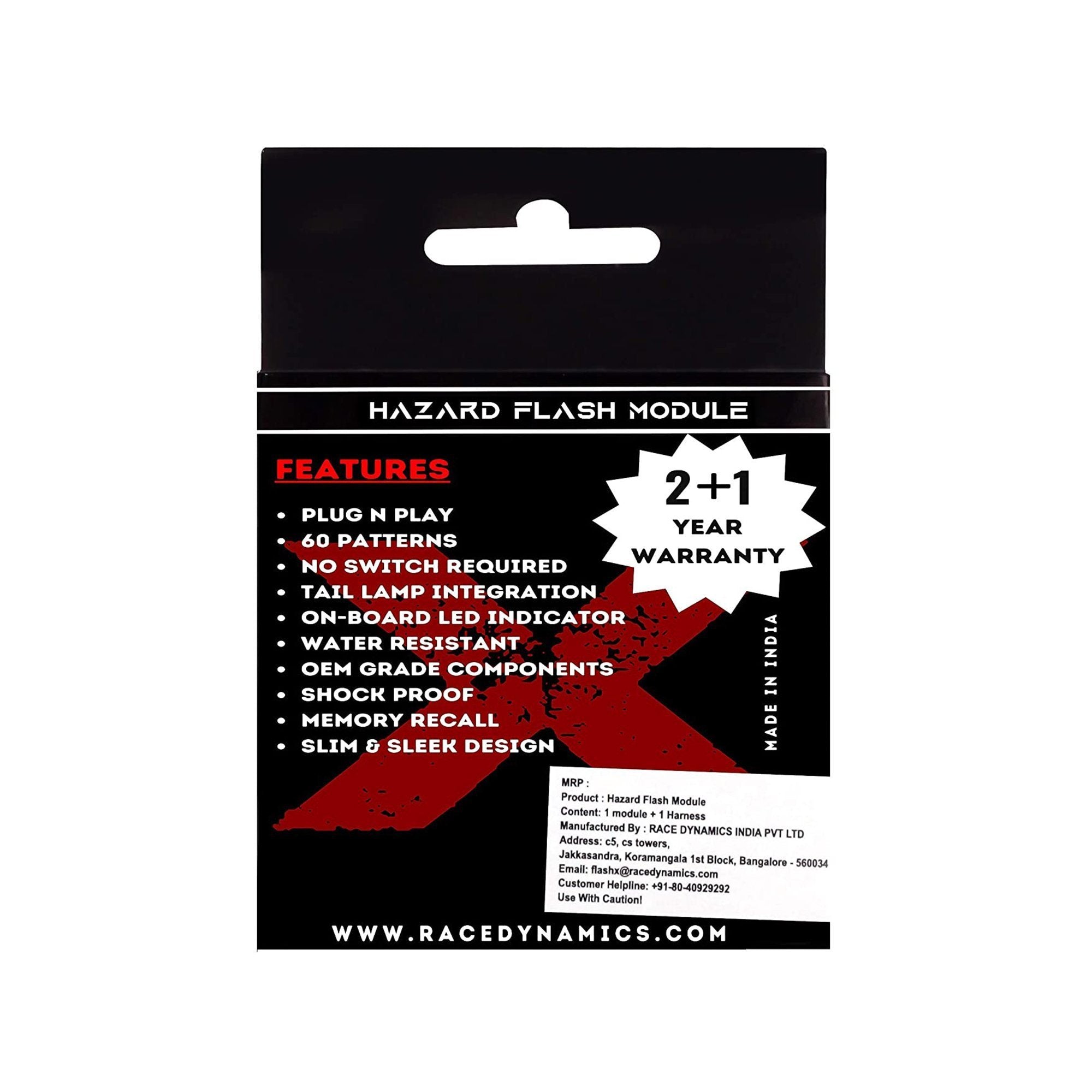 TVS NTORQ FlashX Hazard Flash Module, Blinker/Flasher - LRL Motors