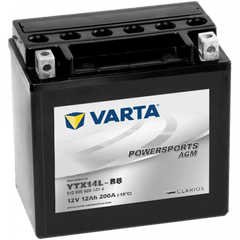 VARTA Powersports AGM YTX14L-BS (12 Ah) - LRL Motors