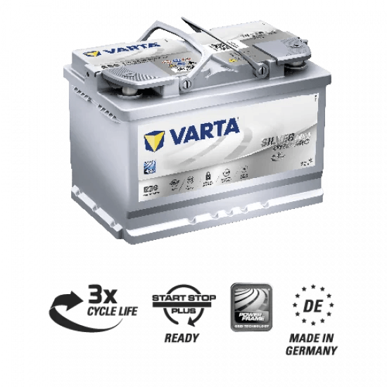VARTA Silver Dynamic AGM - E 39 (70Ah) - LRL Motors