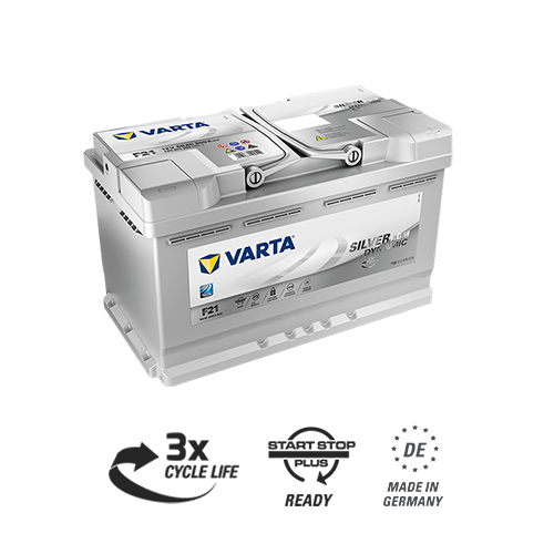Varta Silver Dynamic AGM F 21 80 AH - LRL Motors