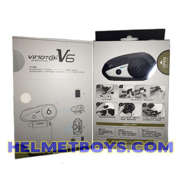 ViMOTO V6 Motorcycle Bluetooth Headset - LRL Motors