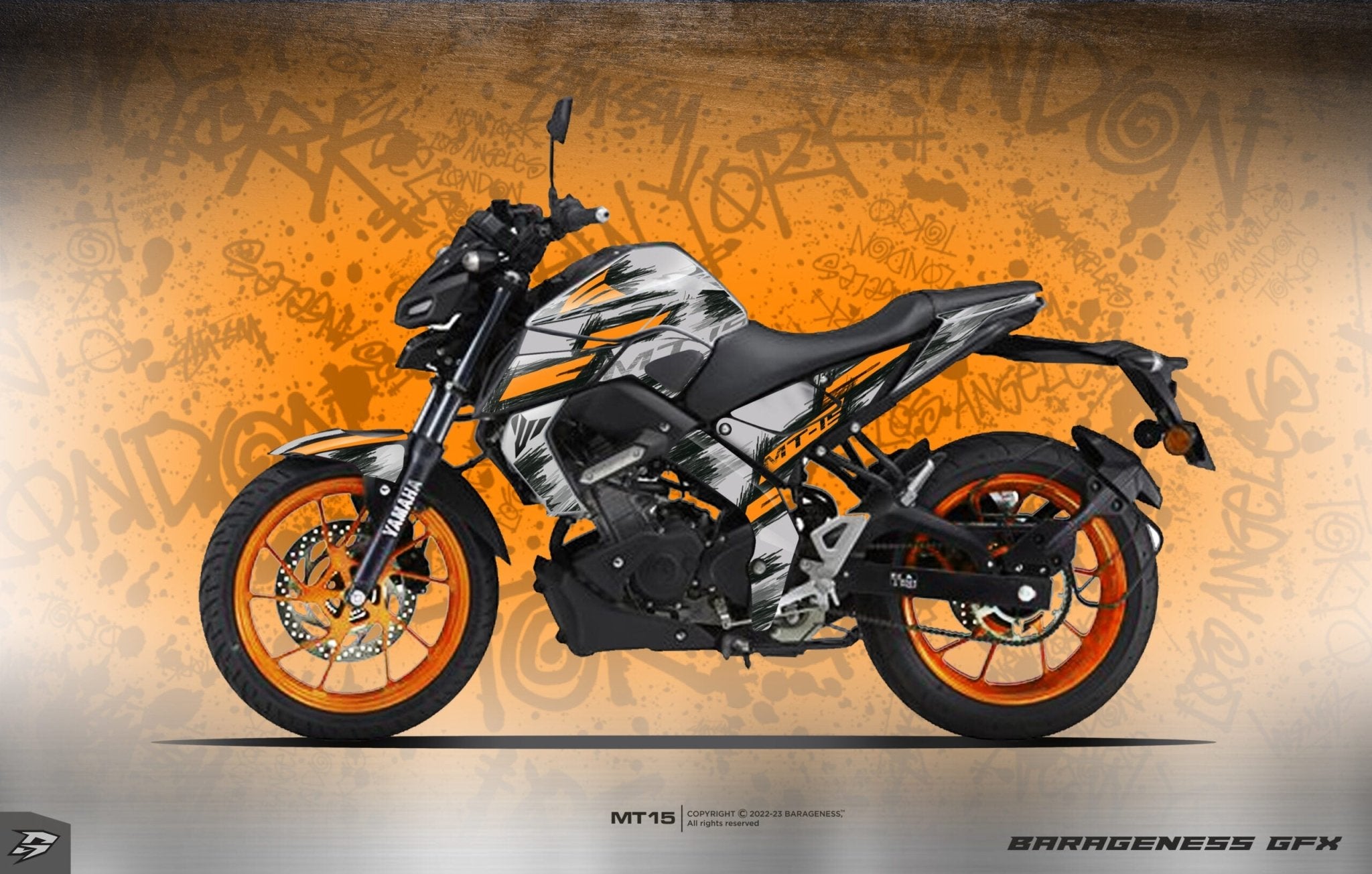 YAMAHA MT-15 Automotive Graphics - LRL Motors