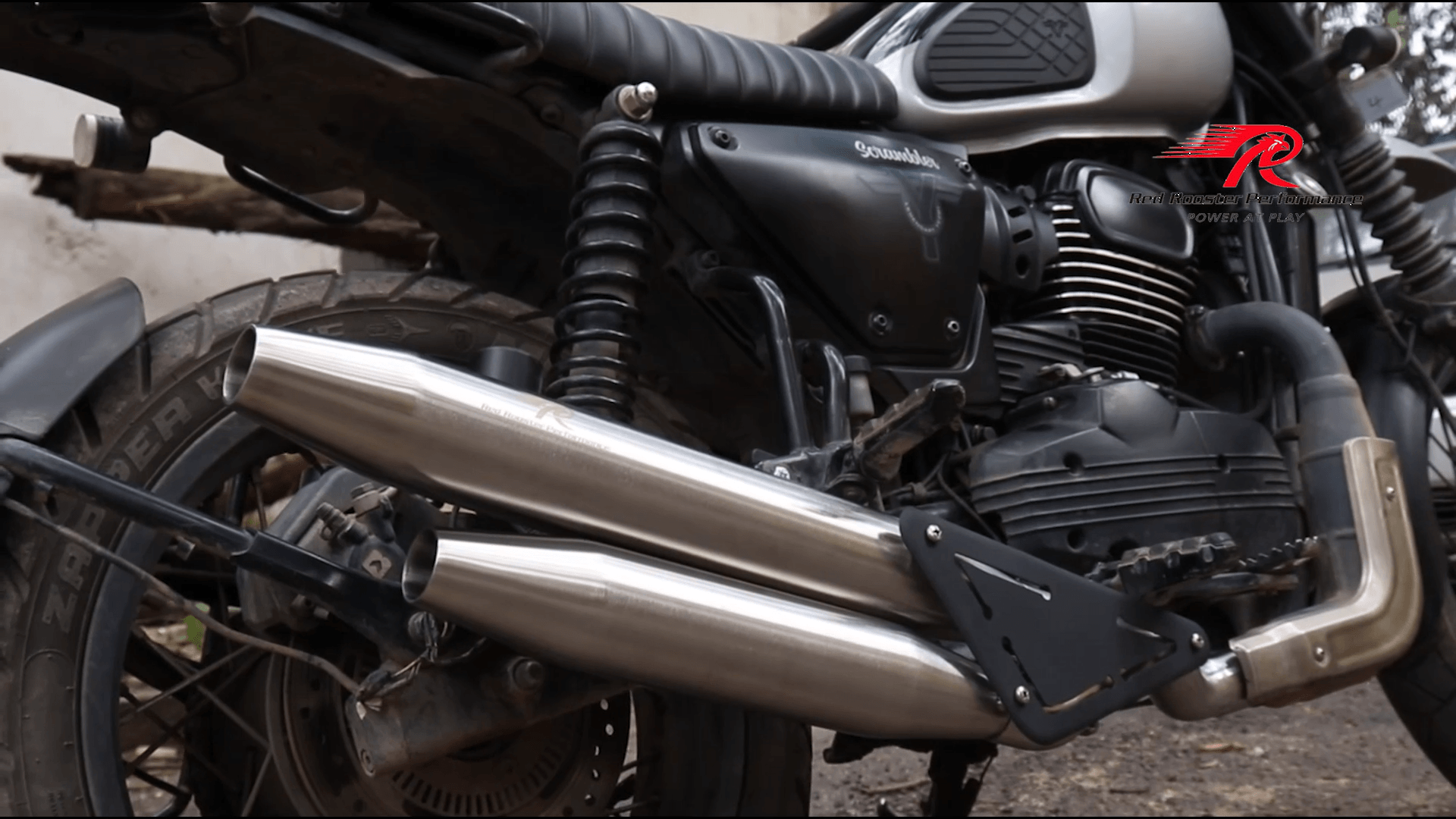 Yezdi Scrambler Red Rooster Performance Exhaust - LRL Motors