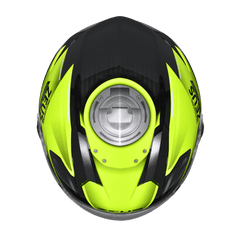 ZEUS ZS-811 BLACK AL39 FLUROESCENT YELLOW HELMET - LRL Motors