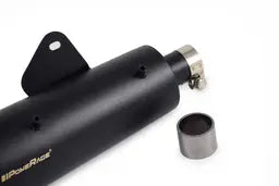 Powerage Slip-On Exhaust for Royal Enfield Hunter 350 – Black Finish