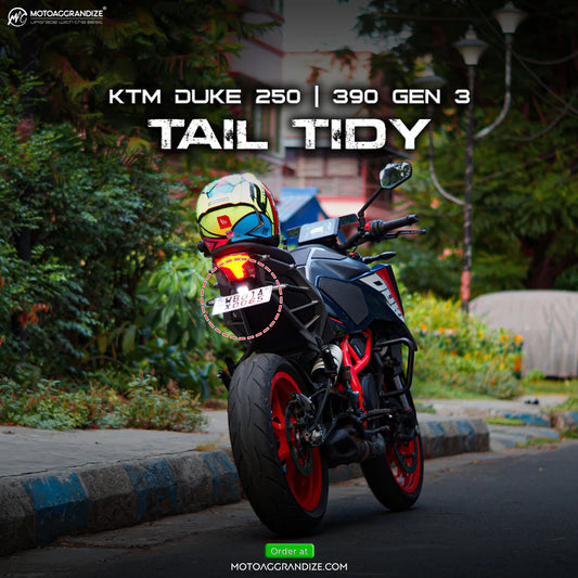 KTM Duke 250| 390 Gen 3 (2024) -  Motoaggrandize Tail tidy / Fender Eliminator