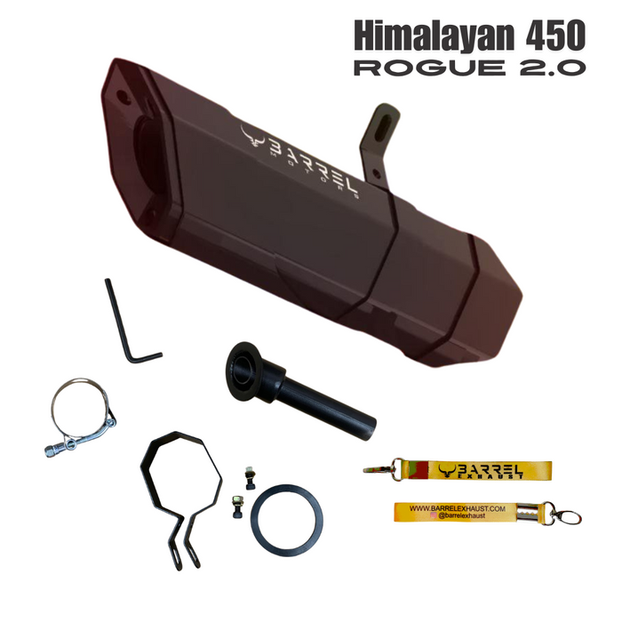 Himalayan 450 Barrel Exhaust Rogue 2.0