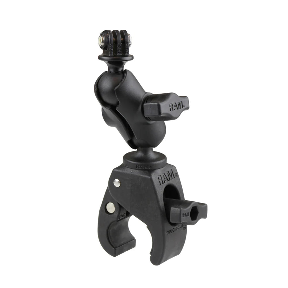 RAM® Tough-Claw™ Clamp Mount with Action Camera Adapter - Aluminum