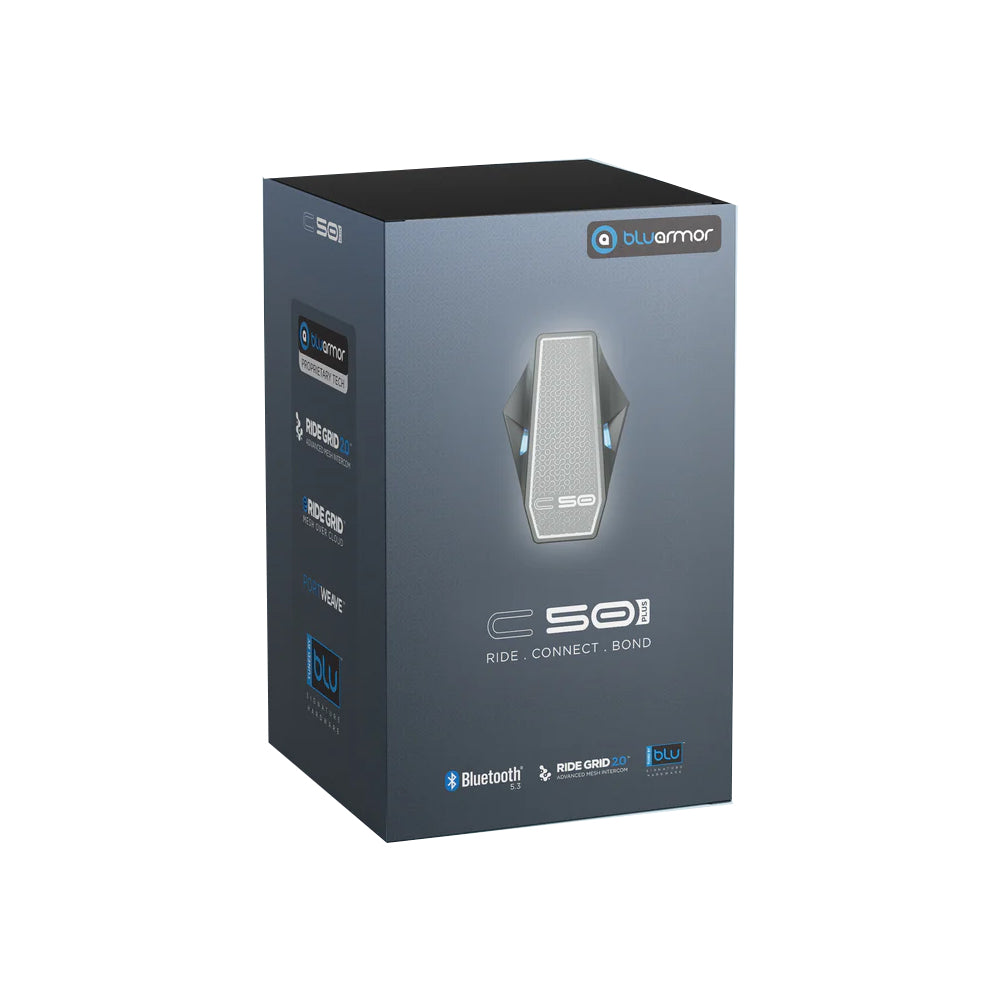 BluArmor C50 Plus Bluetooth Helmet Intercom
