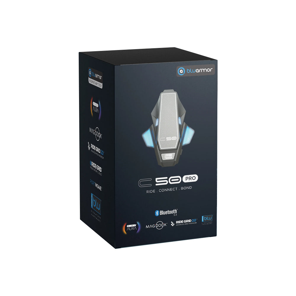 BluArmor C50 Pro Bluetooth Helmet Intercom