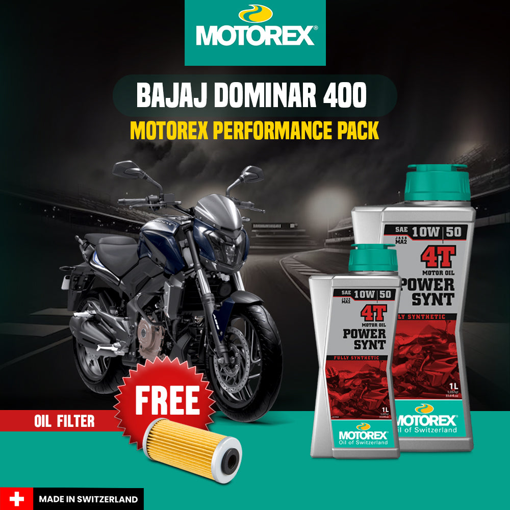 Bajaj Dominar 400 & 250 Motorex Performance Pack