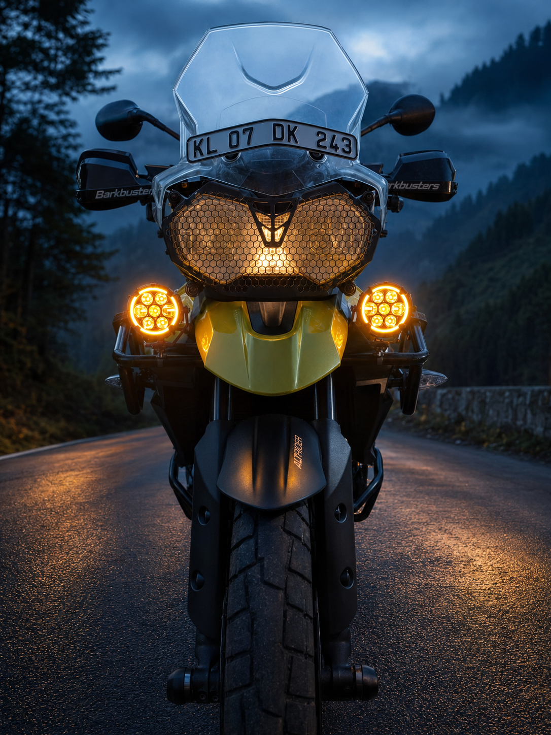 66BHP OUTLANDER 3.5" DUAL PROJECTOR LED AUXILIARY LIGHT WITH DRL | 110W | 12,000 LUMENS | IP68 WATERPROOF
