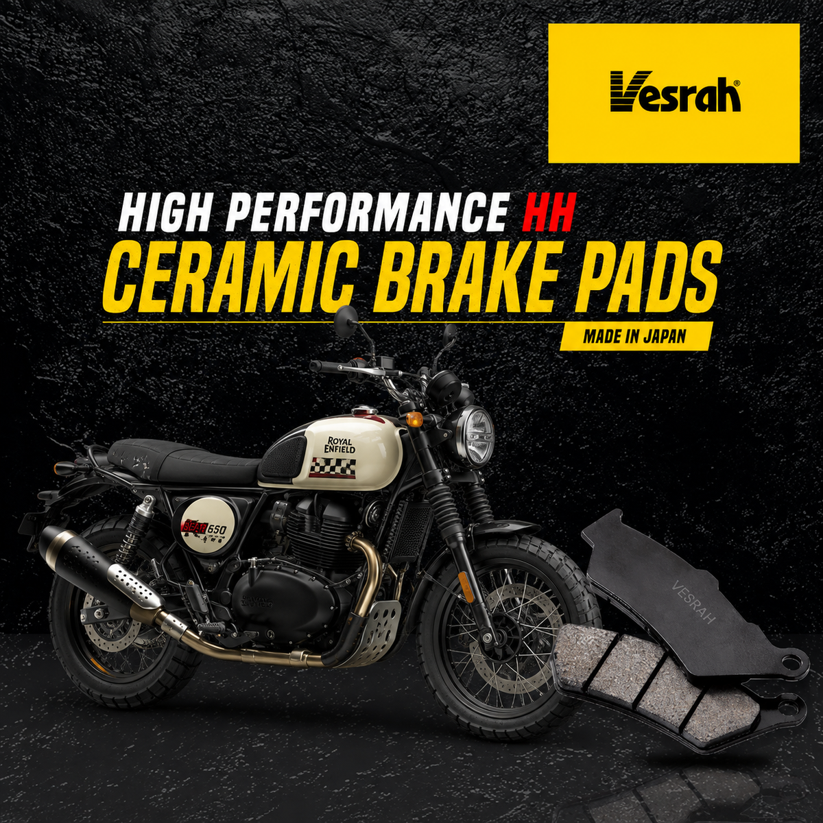 Royal Enfield Bear 650 Vesrah ceramic Brake pads