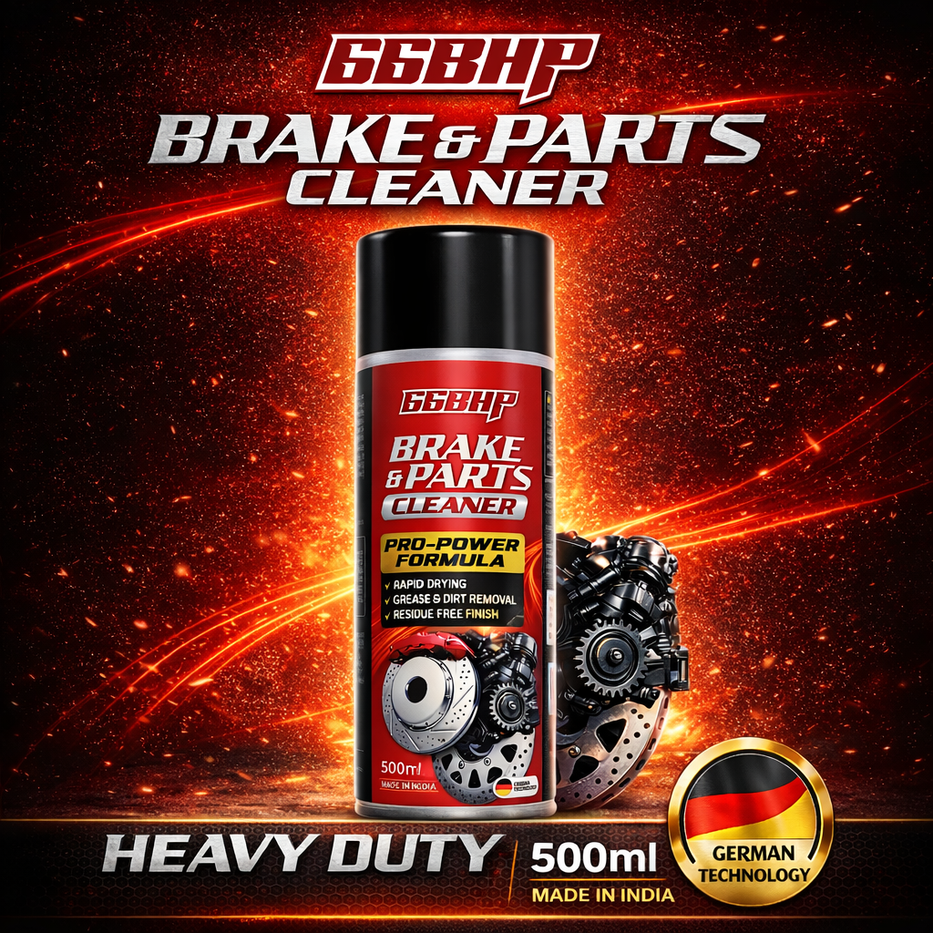 66BHP BRAKE & PARTS CLEANER – PRO-POWER FORMULA | DEEP OIL & GREASE REMOVAL (500ML)