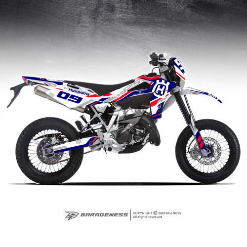 Barageness - Husqvarna SM 125 Automotive Graphics