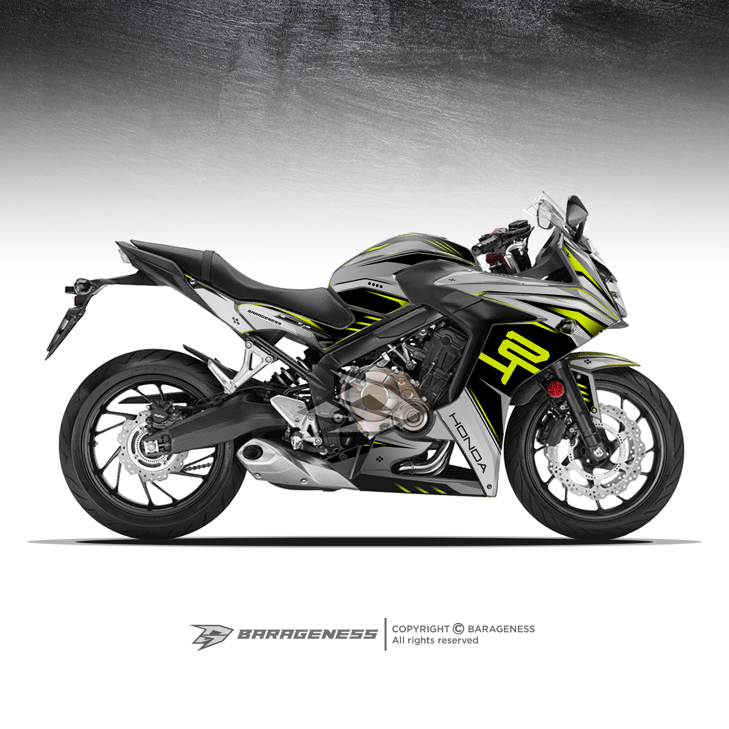 Barageness - Honda CBR650 F Automotive Graphics