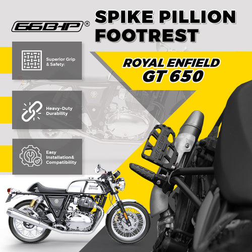 GT 650 Spike Pillion Footrest By 66Bhp ( Pair )